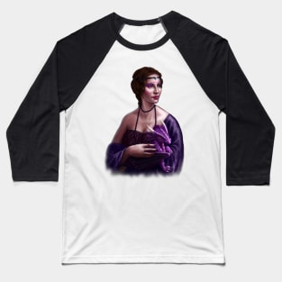 Lady with Draco Baseball T-Shirt